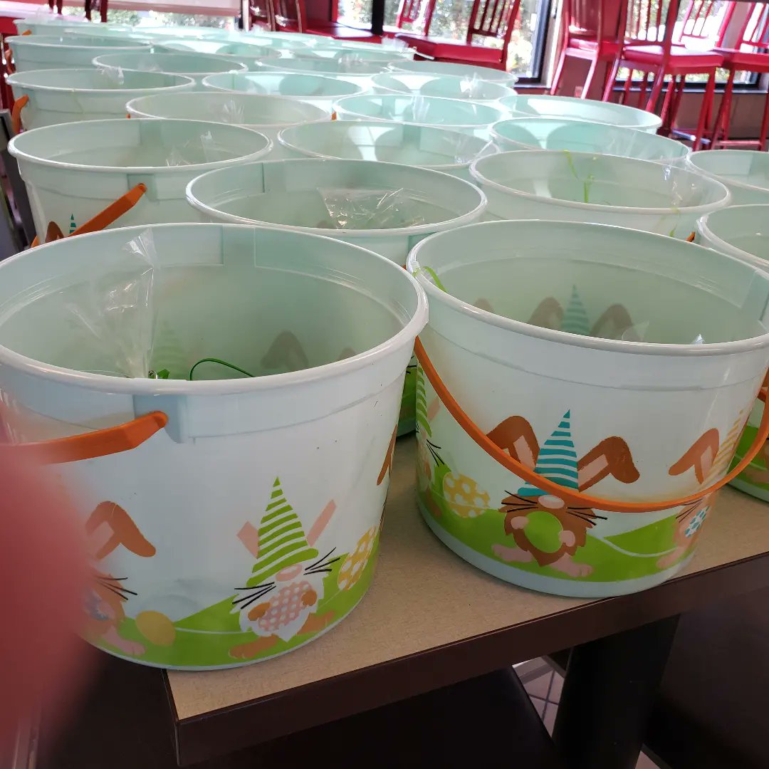 We've got baskets &amp; bunny baskets ready for tomorrow's Easter Egg-stravaganza at Chick-fil-A Starkville! Bring the family to dye non-perishable Easter Eggs (while supplies last) &amp; have some fun!

This egg-citing time is set from 2-4:30 p.m. Saturday -- that's TOMORROW! Be here!