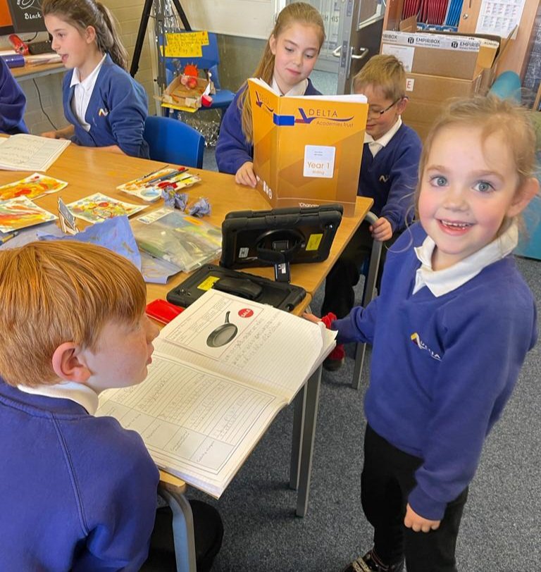 DeltaStrand's tweet photo. A pan that cleans itself and one that can make ice-cream, sound Amazing!
The new invention by Yr1 sounds great, thankyou for sharing your writing ideas with other classes we can't wait to see the creations! #Enterprise
@DeltaStrand @Talk4Writing @PieCorbett #DeltaStrandWriting https://t.co/ILzeXuqWi7