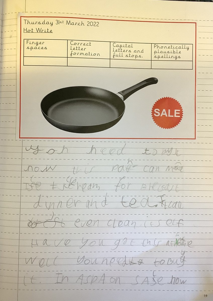 DeltaStrand's tweet photo. A pan that cleans itself and one that can make ice-cream, sound Amazing!
The new invention by Yr1 sounds great, thankyou for sharing your writing ideas with other classes we can't wait to see the creations! #Enterprise
@DeltaStrand @Talk4Writing @PieCorbett #DeltaStrandWriting https://t.co/ILzeXuqWi7