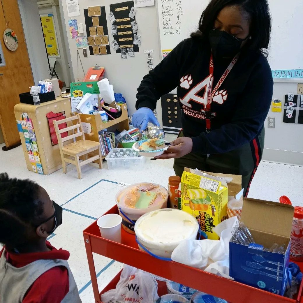 fpcsarmstrong's tweet photo. #pbisincentive #earlychildhood 

Congratulations to the scholars who enjoyed their ice cream 🍦 party delivered to their rooms by Ms. Diamond!  Our scholars really enjoyed the sweet treat. #Armstrong #dccharterproud #FriendshipProud #FunFriday https://t.co/o3LsaN71QQ