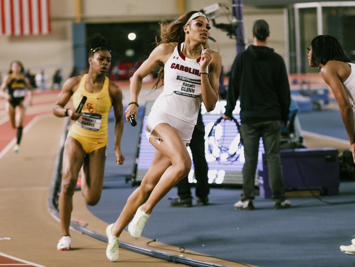 W 400-Meter Hurdles | Rachel Glenn takes her talents to the track and runs a time of 56.43 for the No. 6 time in school history! #Gamecocks