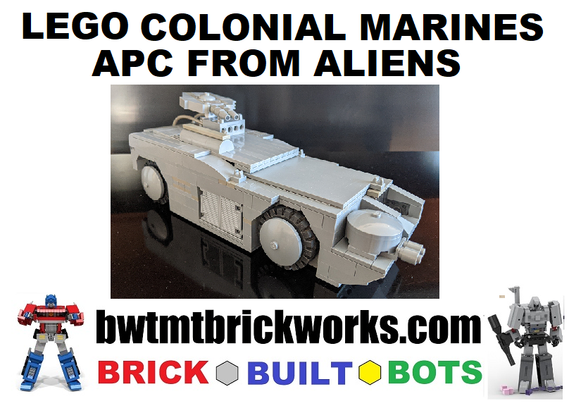 Lego Colonial Marines APC from Aliens - go squash some Xenomorphs ... watc hte functionality and see teh interior on youtube... youtube.com/watch?v=SHYz8Z…