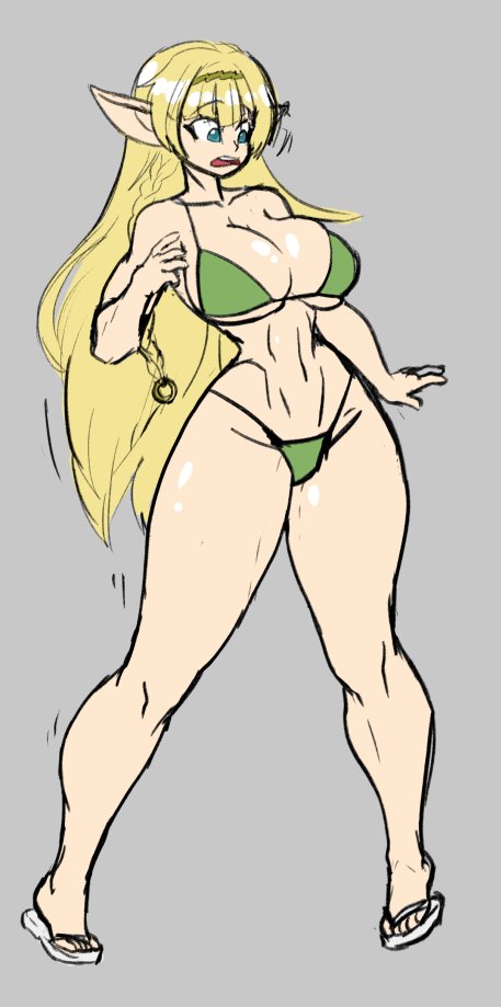 dizzyornot's tweet photo. a small ol tg commission for fazebrow over on dA, along with a bikini edit~ https://t.co/HUqRUY7qOD