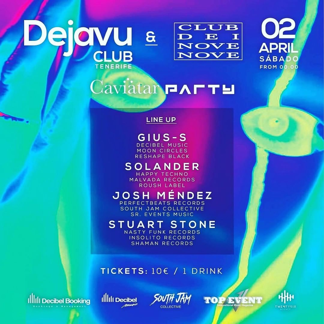 Muy agradecido , nos vemos mañana amigos 🙌🏻🔥🔥
.
Line Up Djs :
.
@giussdj 🇮🇹
@solandertv 🇦🇷 
<a href="/joshmendezmusic/">Josh Méndez</a> 🇪🇸
<a href="/djstuartstone/">STUART STONE</a> 🏴󠁧󠁢󠁥󠁮󠁧󠁿
.