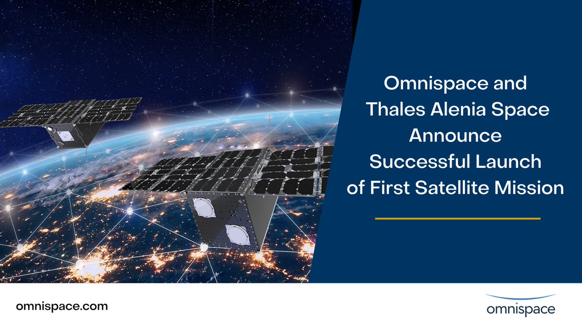omnispace's tweet image. 🛰️We can confirm the successful launch, delivery &amp;amp; health of #Omnispace Spark-1 to orbit today. Thanks to the team that made possible this first spark that will ignite the future of global hybrid connectivity! 
 bit.ly/3K0GeiQ