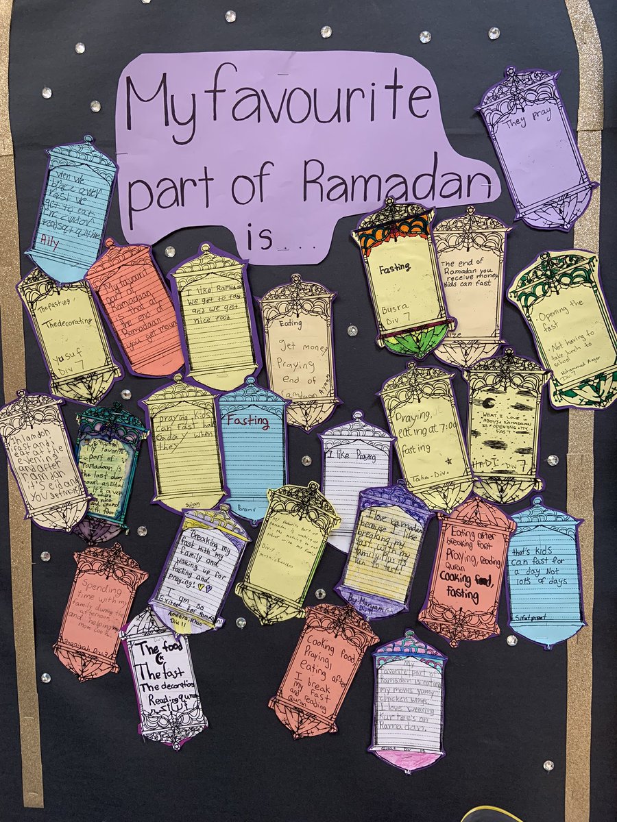 Ramadan Mubarak to everyone celebrating #RamadanMubarak #sd36learn #ramadan