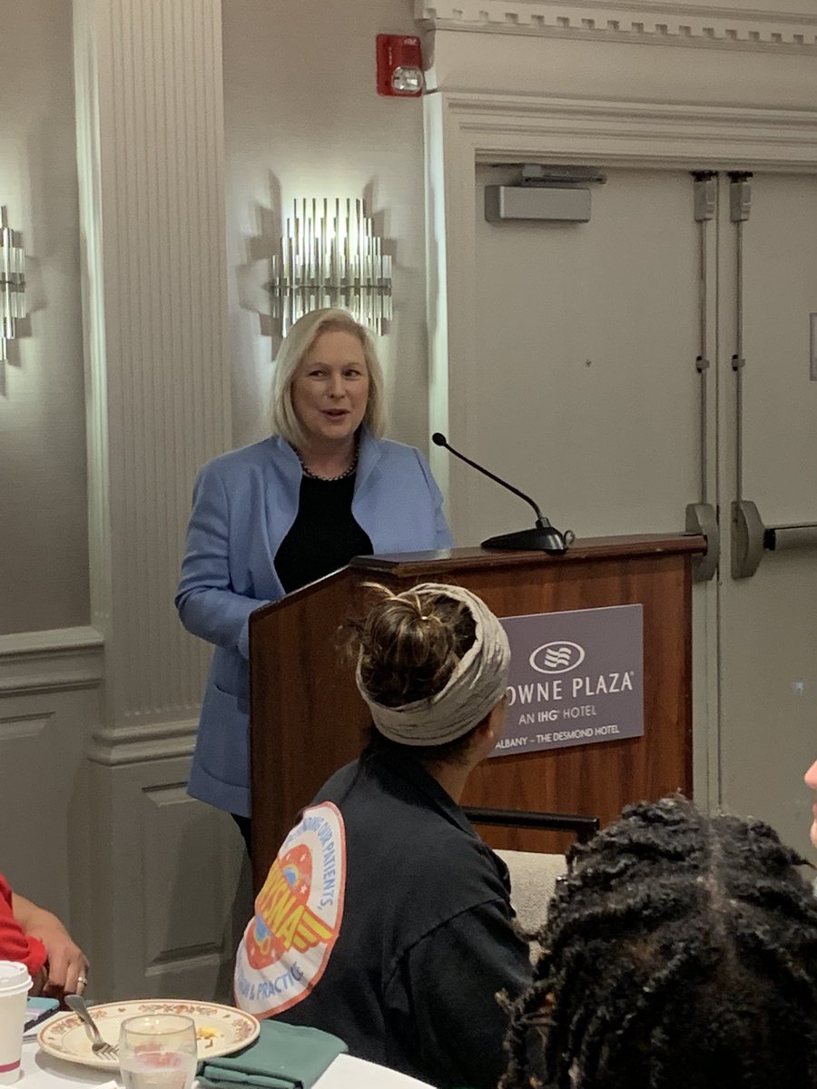 AlbanyFFs's tweet photo. This morning members of our Executive Board attended the monthly @CapLabor breakfast. @SenGillibrand gave remarks cheering on Labor’s efforts around the region. @NeilBreslin44 @NYSPFFA @IAFFNewsDesk @Iaff1stDVP #solidarity #labor https://t.co/R8pILIgpd4