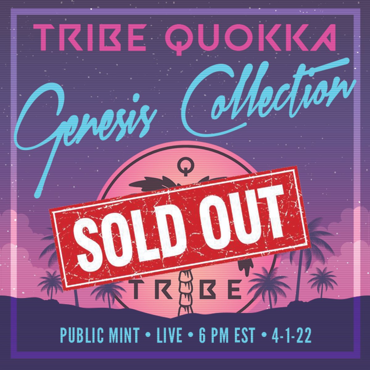 TribeQuokka's tweet photo. #TribeQuokka !!!SOLD OUT!!! Congratulations to all Tribe members!! We love you all!! Now the real fun begins!! Let's Quokkin Go!! 🚀🚀 #ApeFoolsDay #NFT #NFTs #RivalNFTs #TribeUp https://t.co/ELUbFPUtQg