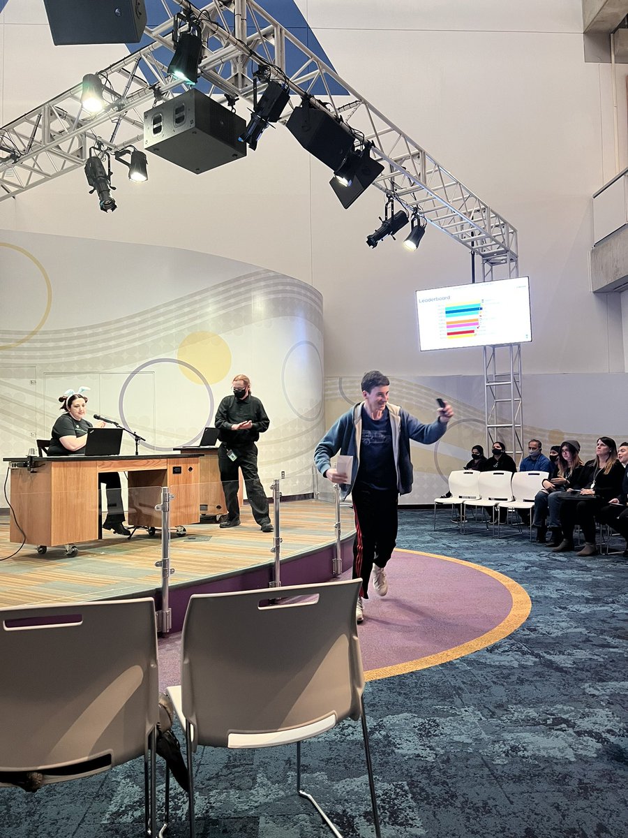 STLScienceCtr's tweet photo. Winners of each round of Matrix trivia get prizes! #FirstFridaySLSC https://t.co/TSpb61NlHQ