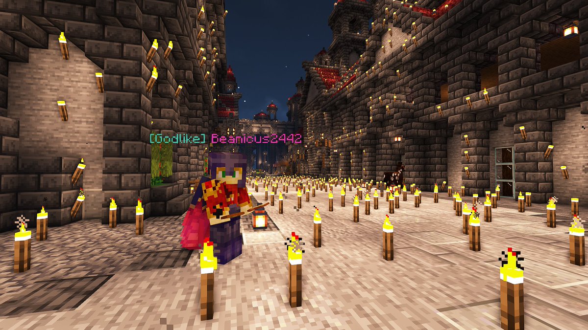 NuttistYT's tweet photo. Happy april fools from the #nutsmp2 looks like bean is staying safe at night with his newly installed torch display! https://t.co/aSb9UhM5dh