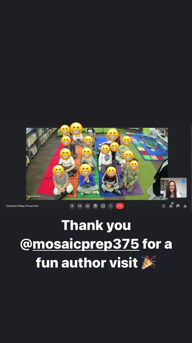 Thank you <a href="/MosaicPrep/">Mosaic Prep</a> for a fun #authorvisit 🎉

#virtualvisit #authorlife