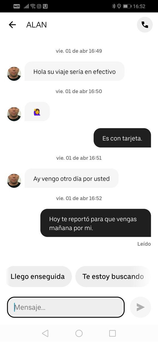 chepeclown's tweet photo. Como la ven con este conductor de #uber por estúpidos como este, la aplicación la mandan a la 💩 https://t.co/GQiKXMAtOR