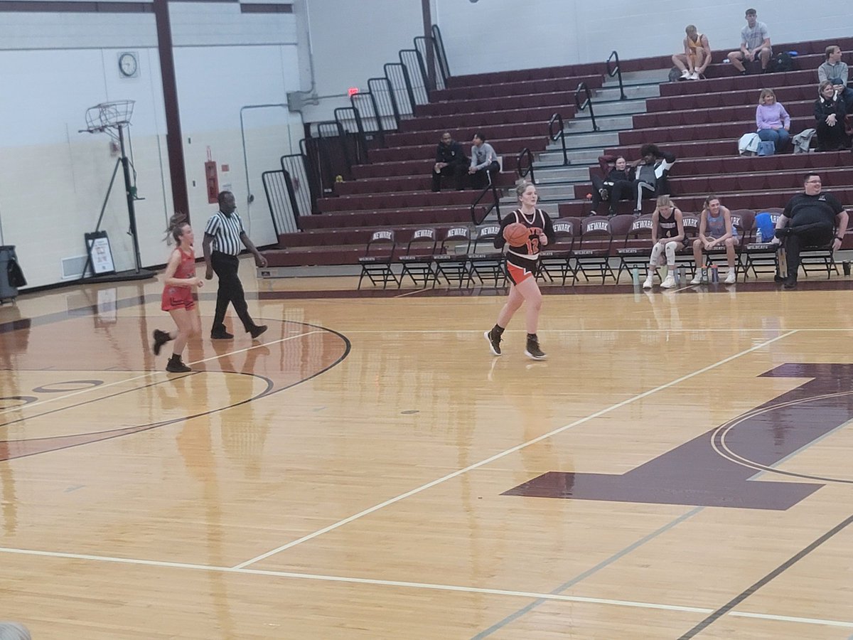 FUHSLadyFalcons's tweet photo. @hannahrauchh playing in the District 11 All-Star game and passing out dimes! So much fun watching her these last four years, will miss her and all our seniors for sure! #FalconPride https://t.co/9ZNZLD1cfU