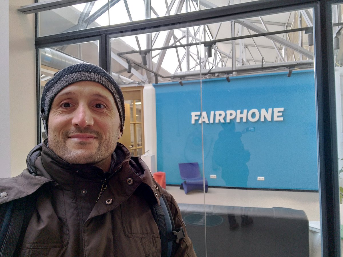 ClaFald's tweet photo. Today wished visit @Fairphone #Amsterdam just to see where my smartphone was born https://t.co/81vulUNAH3