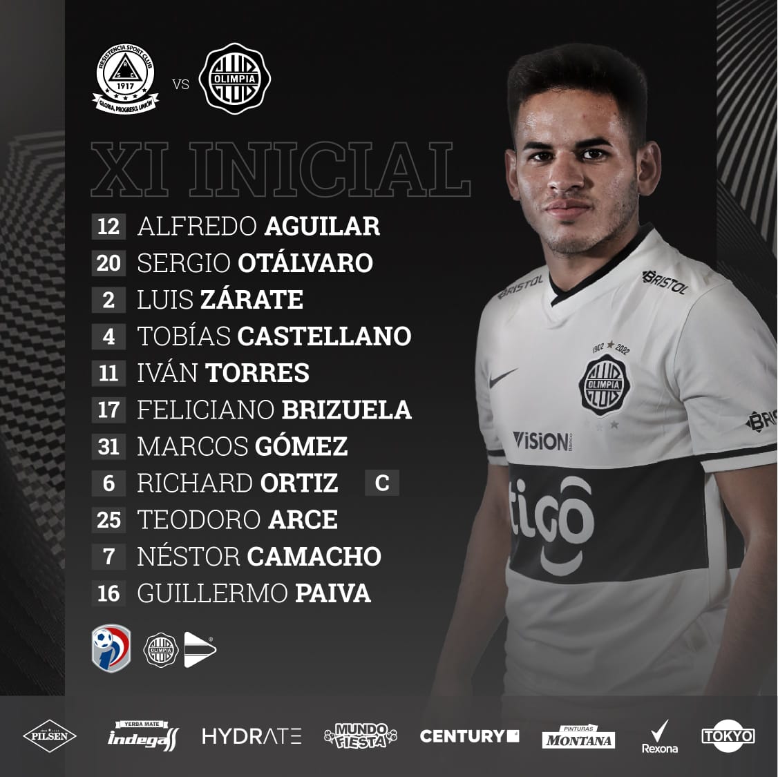 Juliosaza's tweet photo. Están confirmados los equipos : 

#Resistencia vs #Olimpia 
#TorneoApertura 2️⃣0️⃣2️⃣2️⃣
#OctavaFecha https://t.co/E8qYhE6C7i