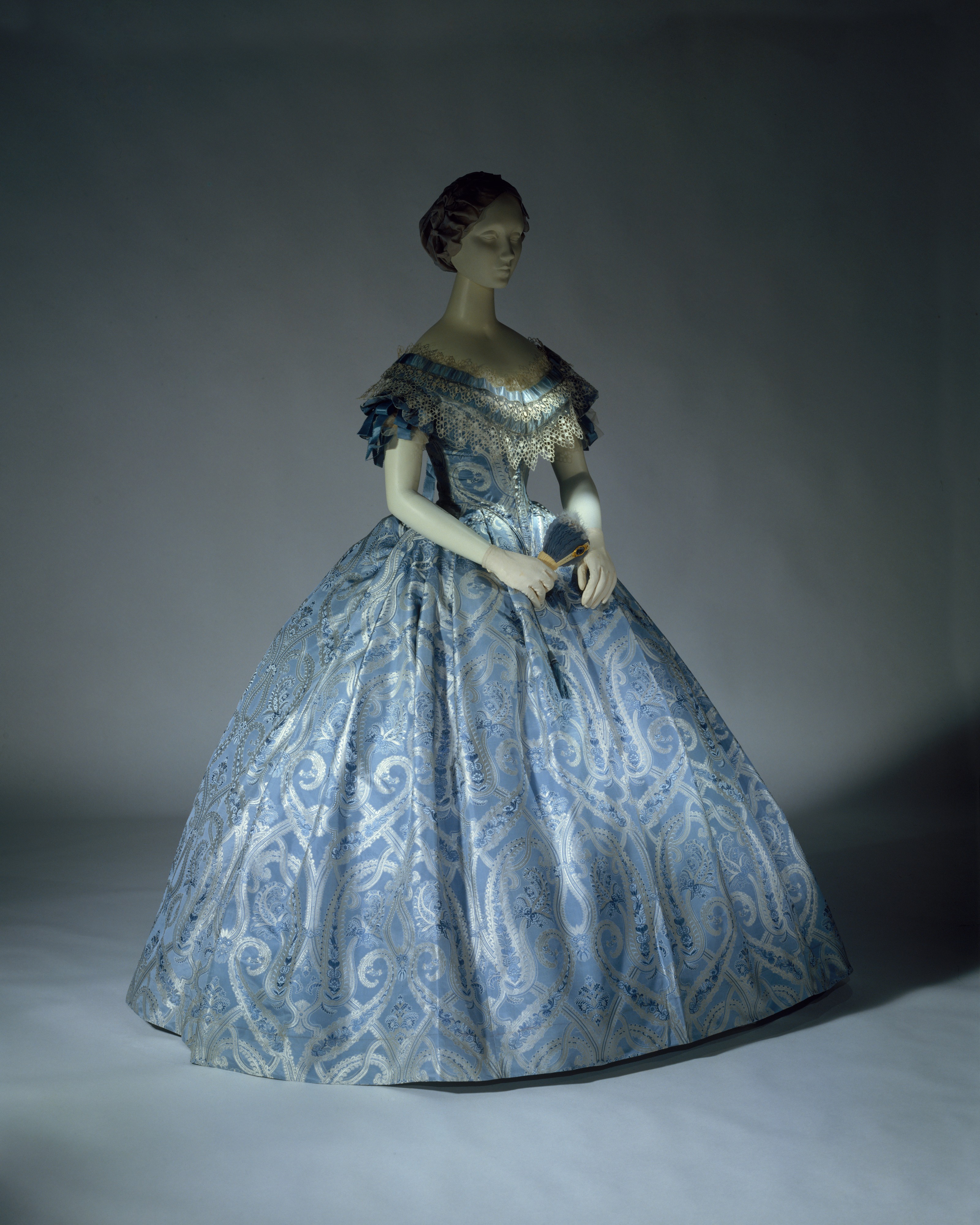 1860 top ball gown