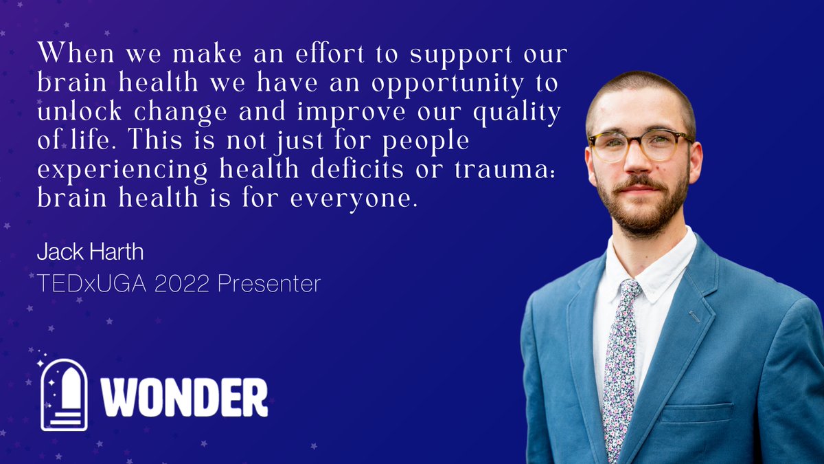⭐️ In his talk, Jack Harth shares his personal experience with trauma and brain injury, the neuroscience of recovery and health, and how everyone can unlock the potential within their own brain.

<a href="/PublicHealthUGA/">UGA Public Health</a> | <a href="/UGANeuro/">UGA Neuroscience</a> | <a href="/aarls_uga/">Advocates for anti-racism in life sciences at UGA</a>