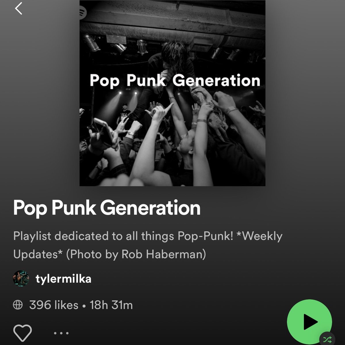 johneyeproducer's tweet photo. Thanks to Tyler Milka for adding H1 Massive artist Gene Dante's song "Little Belle" to the Pop Punk Generation playlist. Check out Tyler's playlist for Gene's + other great songs.
.
,
#spotify #newplaylist #newmusic #music #playlist #genedante #h1massive #dlux #littlebelle https://t.co/RYLyNoRcNm