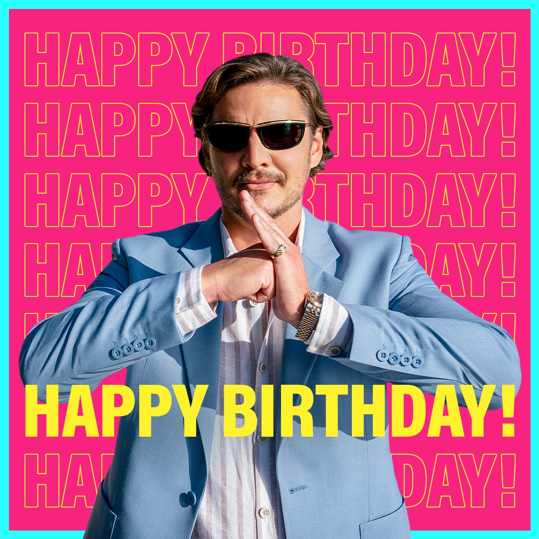 RT @NickCageMovie: Happy Birthday, @PedroPascal1! Our lives are better because of your #MassiveTalent https://t.co/mW4AF4MMxw