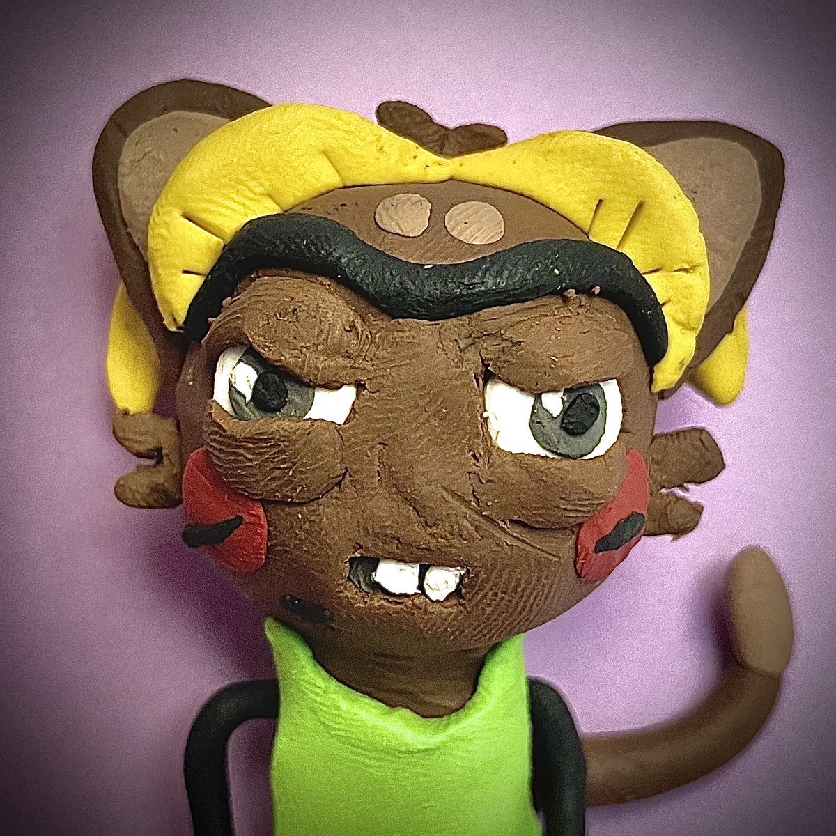 TheFakeCocoNono's tweet photo. Blender kept crashing on me so I took a break from making 3D FakeNonos to make a Clay ItoNono this evening! 

@officialmocossi @TheRealCocoNono #CocoNono #FakeNono #Mocossi https://t.co/KP3MYt8w59