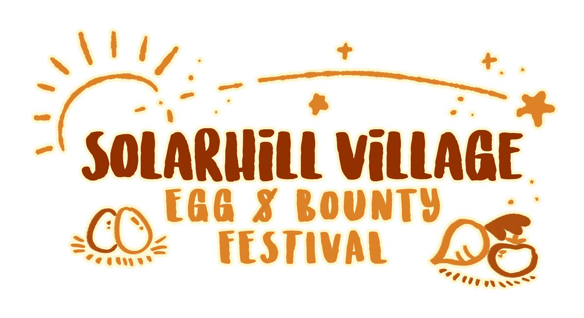 SolarhillVill's tweet photo. ☀️🥚☀️ Egg &amp; Bounty Festival☀️🥕☀️

The celebration starts April 7th for all the villagers of Solarhill!

+more info in replies+ https://t.co/K3OJ77Bk2s