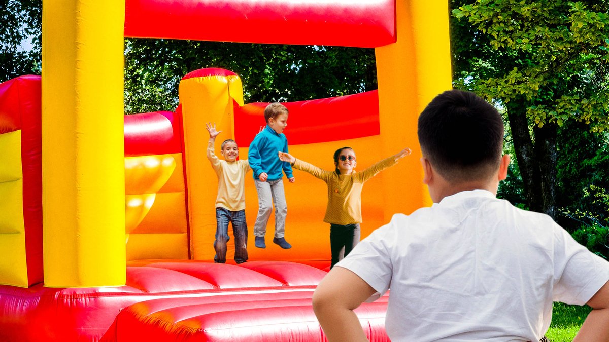 Fat Kid Summoned To Bouncy Castle To Really Get Shit Going bit.ly/3qWRLrY