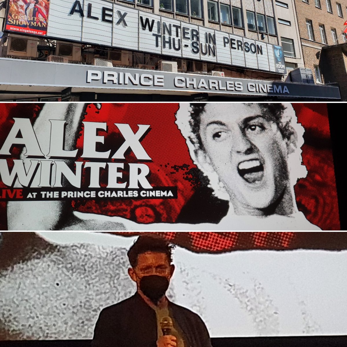 MLKster's tweet photo. Winter is here.
Bill S. Preston himself, actor/writer/director/producer #AlexWinter introduces a rare screening of frankly mental comedy #Freaked at the #PrinceCharlesCinema in London.
And he's here all weekend...
---
@Winter @ThePCCLondon #TomStern #TimBurns #KeanuReeves https://t.co/2fbKzl2aGd