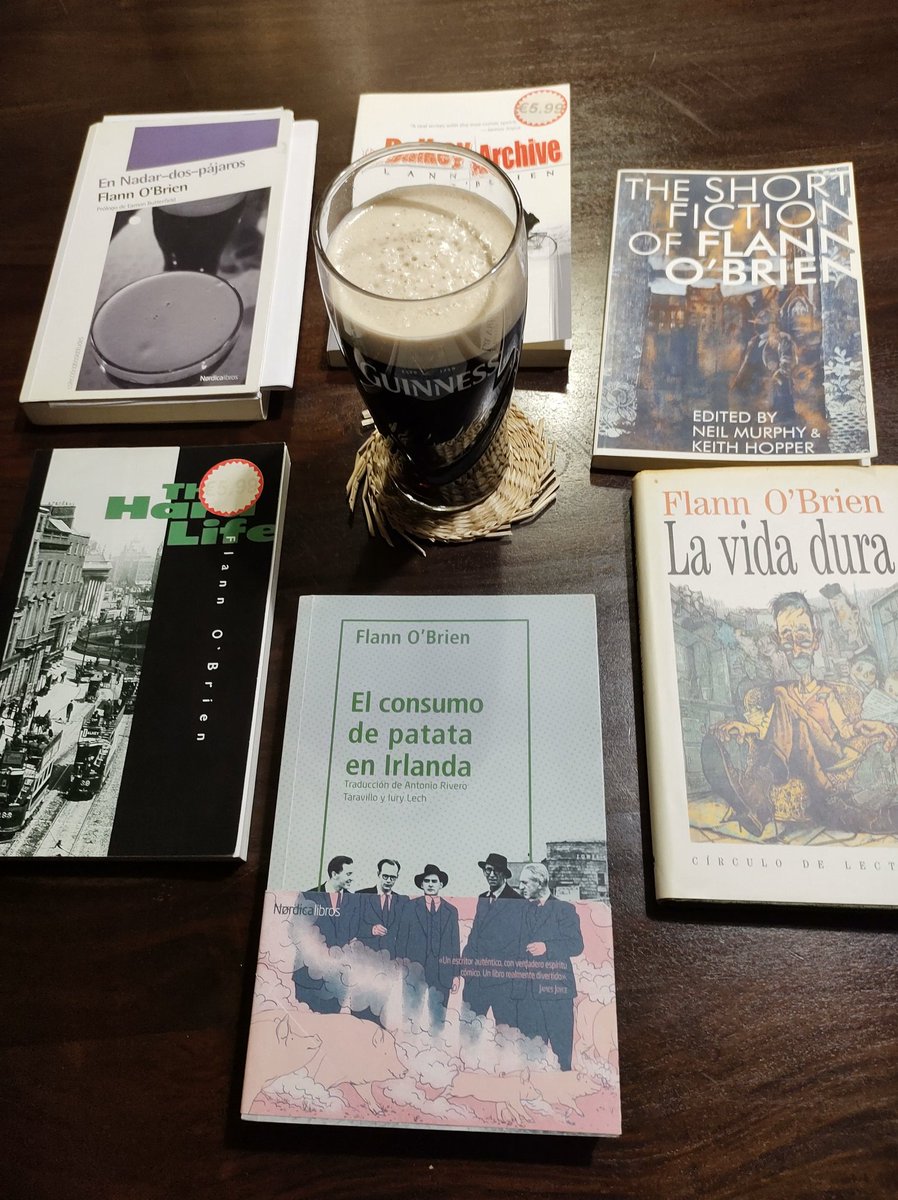 Llus45048740's tweet photo. Tenir Flann O'Brien traduït al català ens enfortiria com a cultura.
#Mylesday
#FlannOBrienTraduitAlCatala https://t.co/wmDDrT60Tx