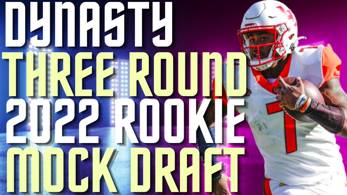 Just dropped a three-round rookie mock draft on the channel. See who falls and who is overvalued.

Watch: youtu.be/J9vG3acBFZw

Hit that subscribe button so you don't miss the next show. 

<a href="/MyFantasyLeague/">MyFantasyLeague.com</a>