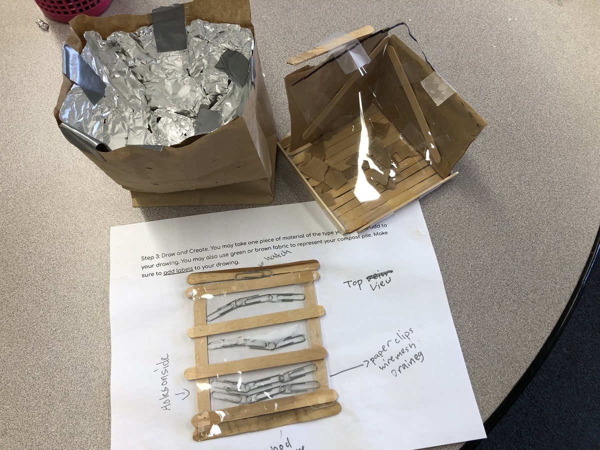 Who knew learning about dirt could be so fun? 5th grade was so engaged learning about compost with help from <a href="/SciShowKids/">SciShow Kids</a> and designing their own compost bins! #beproudbedale