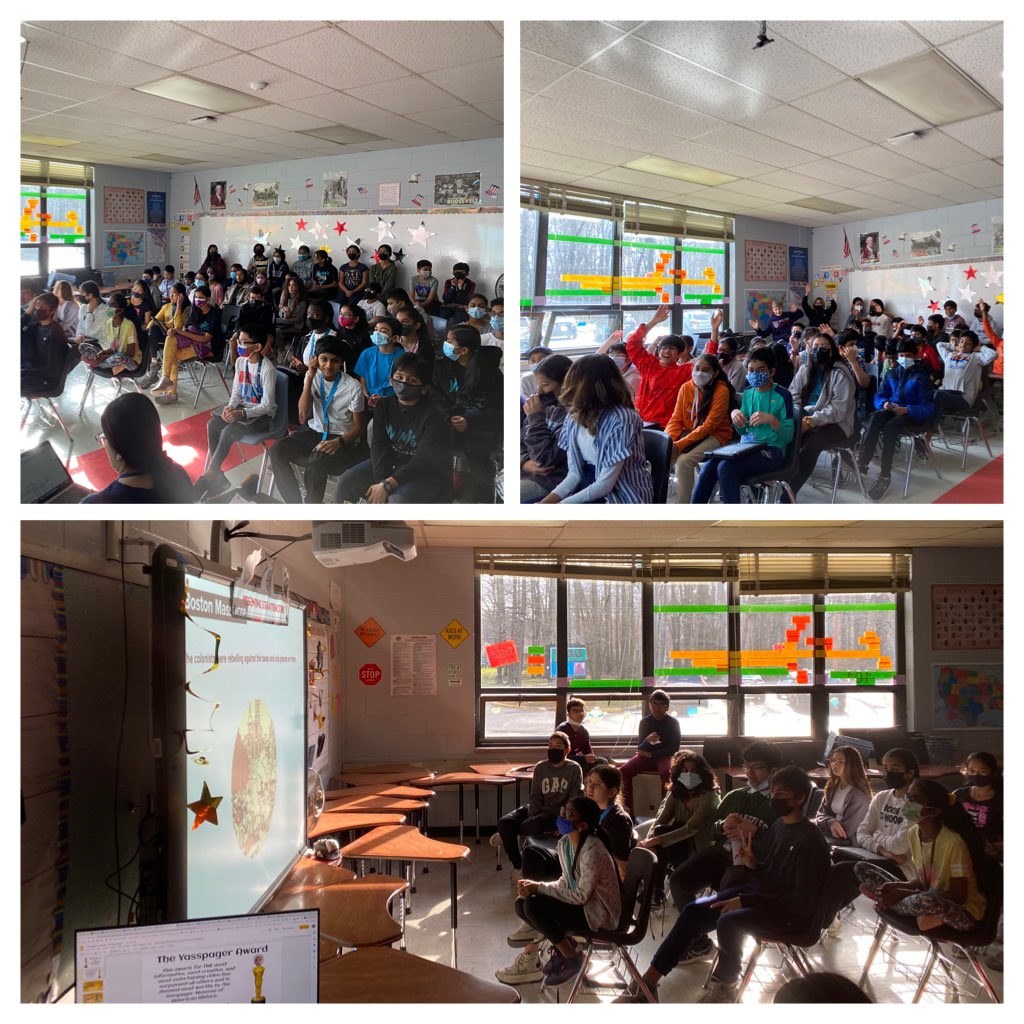 WSedler's tweet photo. Just in case this week wasn’t busy enough, today the sixth graders attended the annual Yasspager awards @WWMSEdison!  @ChristyYascko and I would like to congratulate all of the amazing winners!  #GoChallengers https://t.co/X6a9AmhTuZ