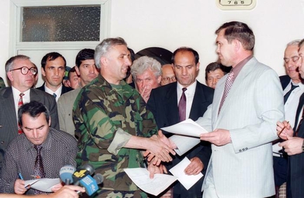 If you think I'm exaggerating consider the Chechen Wars. In the First Chechen War Russia lost and signed a Khasavyurt Peace. Which was widely viewed as the national shame. So in a few years Russians regrouped and attacked again to restore their imperial honour and pride