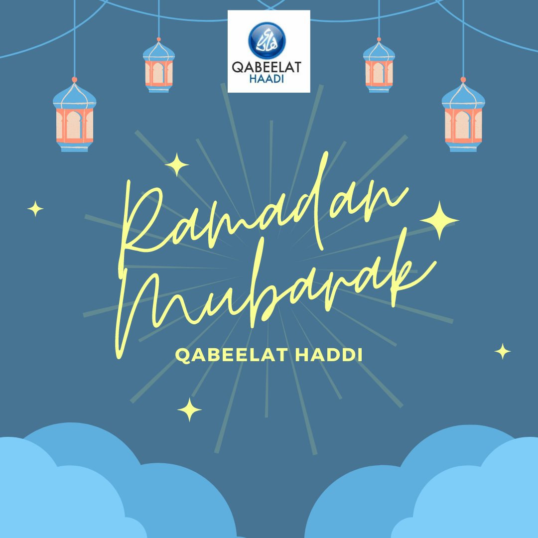 Almaghrib_BA's tweet photo. Ramadan Mubarak 🌙 from Qabeelat Haadi Family to Yours!

May Allah (SWT) accept all of our efforts this Ramadan. Ameen! https://t.co/JFMMJcJhl1