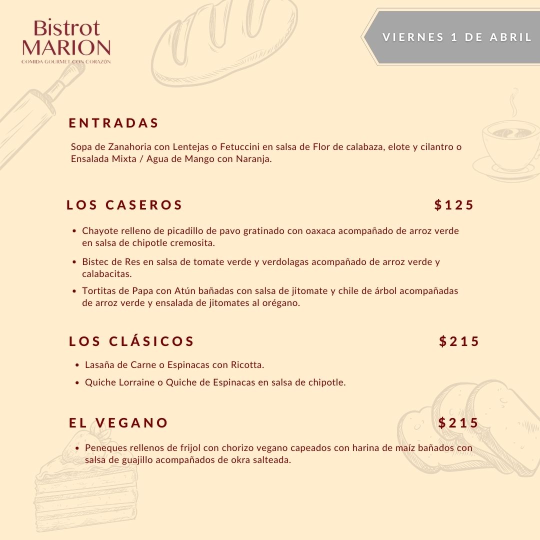 bistrotm's tweet photo. Para este #iernes de cuaresma tenemos un delicioso y fresco salmón, para todos hay. Te esperamos, ¡lindo inicio de fin de semana!

📞5556881082 📲 5527243142
#BistrotMarion #MenúDelDía https://t.co/rQ5hKdhsGz