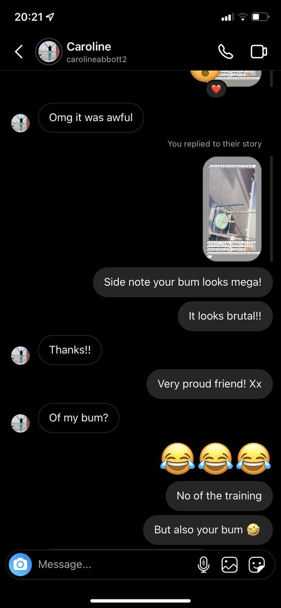 jessylitt's tweet photo. When you’re telling your gal @CarolineJAbbott how proud you are of her training also always important to tell her how good her bum also looks 😂🍑 https://t.co/o8gq2kObKO