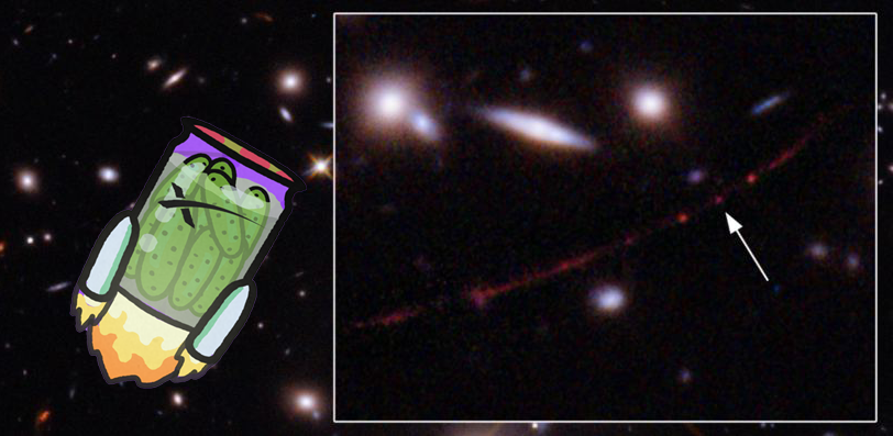 TavernusNFT's tweet photo. The #Hubble Space Telescope has discovered the farthest star from Earth - #Earendil 🌌
It's time for Peeps to go into space 🚀🛰️🧑‍🚀

#Mint Peeps #SupportUkraine 🇺🇦
👉 https://t.co/XCYbM13fi0 

#NFTs #cryptocurrency #ArtistOnTwitter #NFT #NFTCommunity #NFTProject #NFTGiveaway #ETH https://t.co/s0CZ8U8tn9