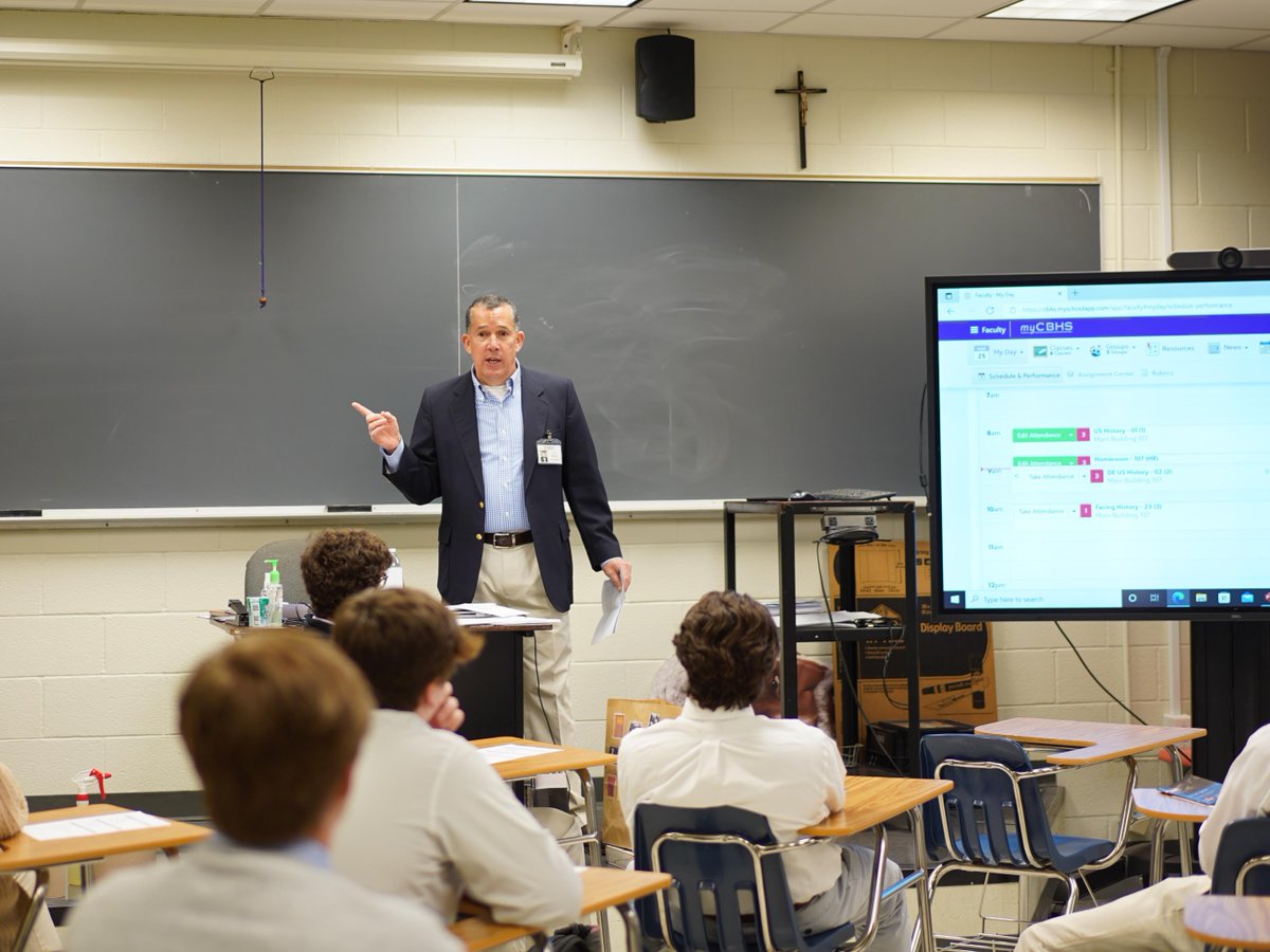 CBHSMemphis's tweet photo. Thank you to all of our alumni, parents, and friends who joined us for Career Day last week to share about their professions and vocations! There's no doubt that our students walked away from your sessions with a clearer idea of where their path could lead past high school! https://t.co/tVd52czUKG