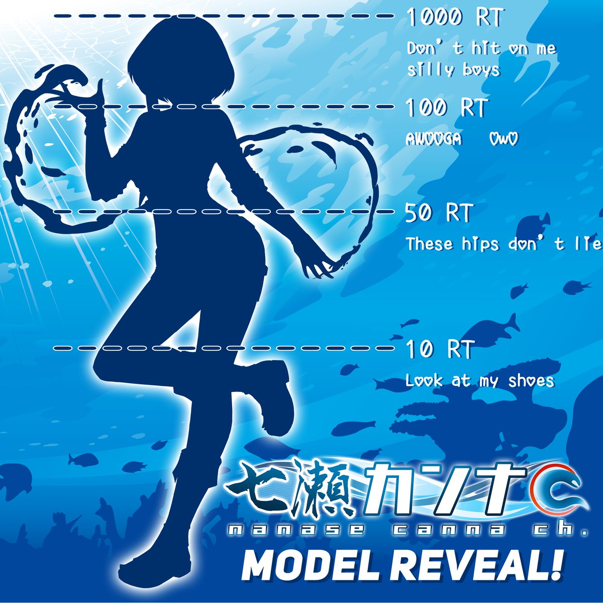 nanasecain's tweet photo. MODEL REVEAL!!!

It's finally time!! I can't wait to show off my model to everyone! It's a little embarrassing though... (✿ꈍ。 ꈍ✿)ポッ

I might be a little late but I'll try to update as soon as goals are reached! 🥺

#Vtuber #VtuberDebut #VTuberUprising #ENVtuber #新人Vtuber https://t.co/BKNUCQWBN4