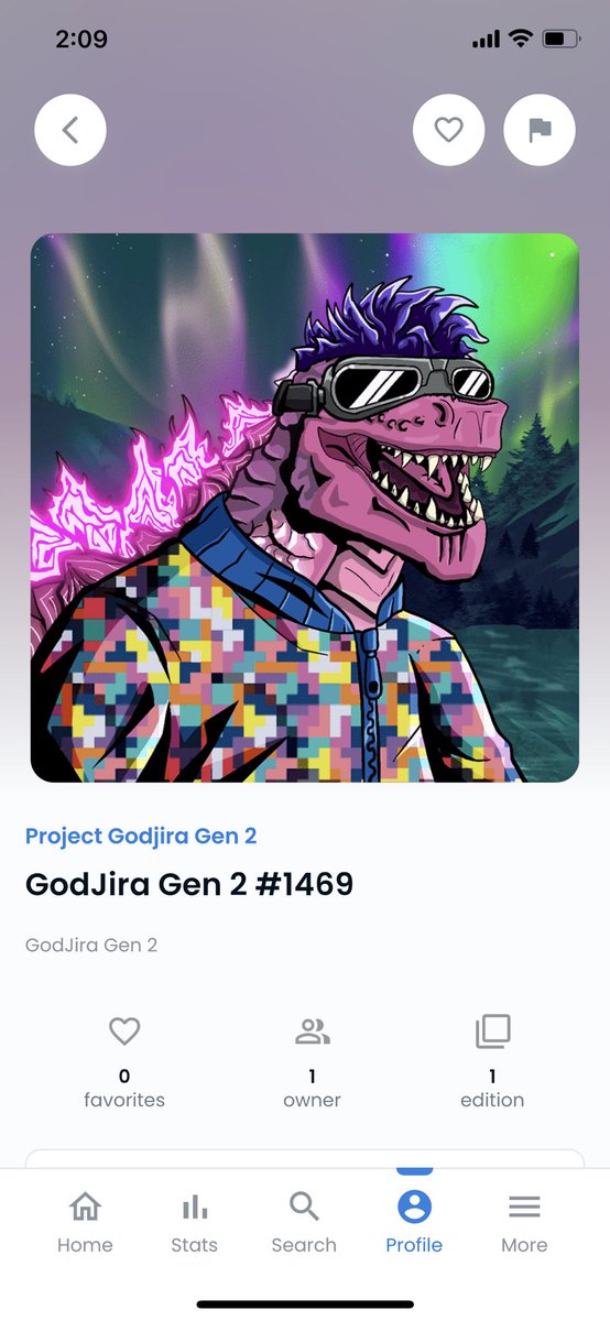 Hard to believe my @PGodjira isn’t even “rare” thing looks awesome!