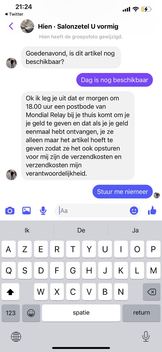 Bircaneyy's tweet photo. Wanne schijtmense dan zet ge iets te koop en kome ze als piranha’s op je af om je te oplichten https://t.co/IWfCoOF2Jy