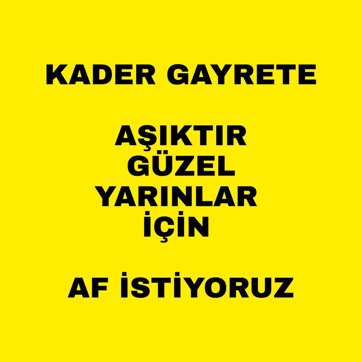 GlinGuler's tweet photo. @bybekirbozdag Adil yargılanmadık…. Af istiyoruz.. @avabdullahguler @bybekirbozdag @YildizFeti @RTErdogan @dbdevletbahceli https://t.co/L1oER8WZqb
