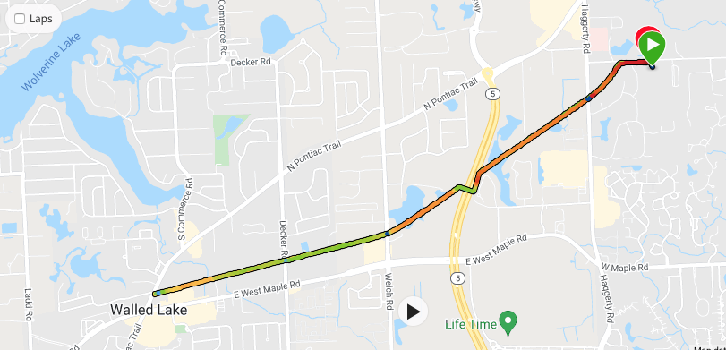 runDisneyMI's tweet photo. This was day 3 of the 5x5 challenge (5+ miles per day in 5 consecutive days). Down-and-back = 5.61 miles. #MarathonTraining #Dopey2023 #runMichigan https://t.co/9r81TWUL0O