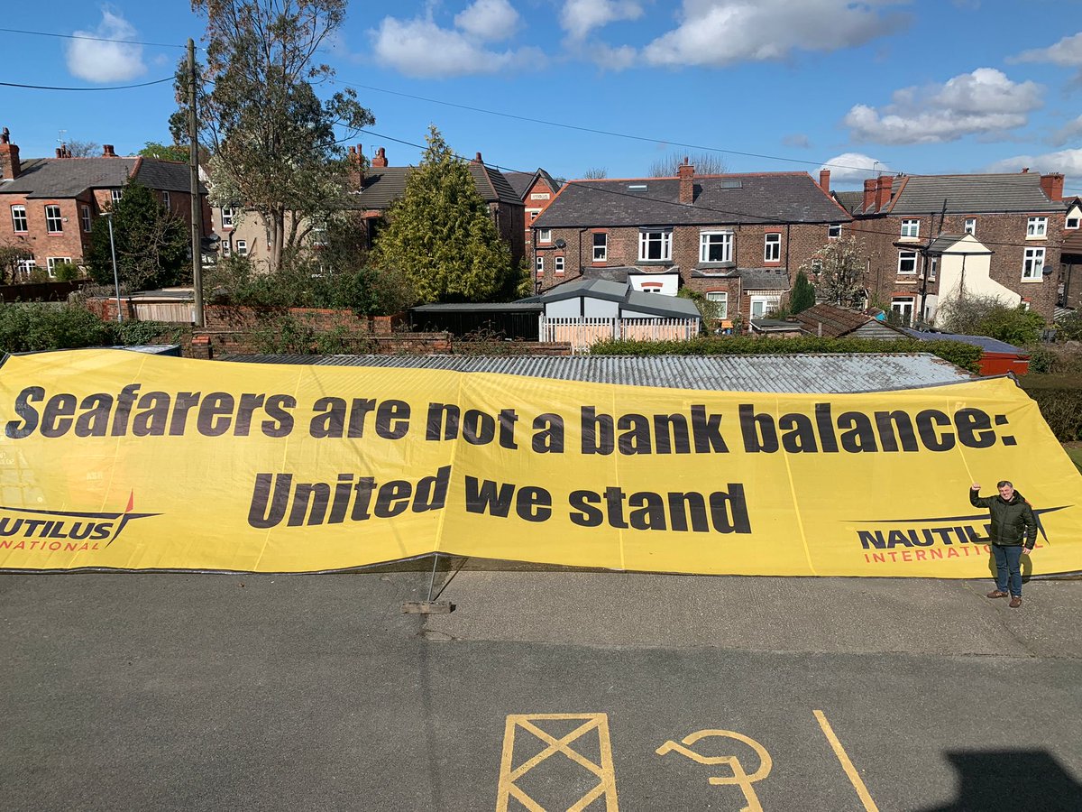 United We Stand ✊
@nautilusint @RMTunion 
 #SaveOurSeafarers #WeWontGoWithPandO #PandOBetrayal