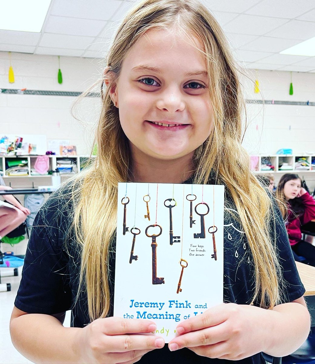mrsG_learns's tweet photo. 🎉📚First Chapter Friday📚🎉

Today we weren’t fooling around when it came to our FCF books! 

We read “Spy School” the graphic novel version from @AuthorStuGibbs and “Jeremy Fink and the Meaning of Life” by @wenmass #firstchapterfriday #fifthgradebooks #leveluppinckney https://t.co/sg1VOUOnmL
