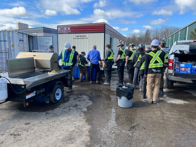 What a great day to have a BBQ at the Royal Glenora site to show appreciation for our hard working crew of over 75 employees and subtrades! Keep up the great work!