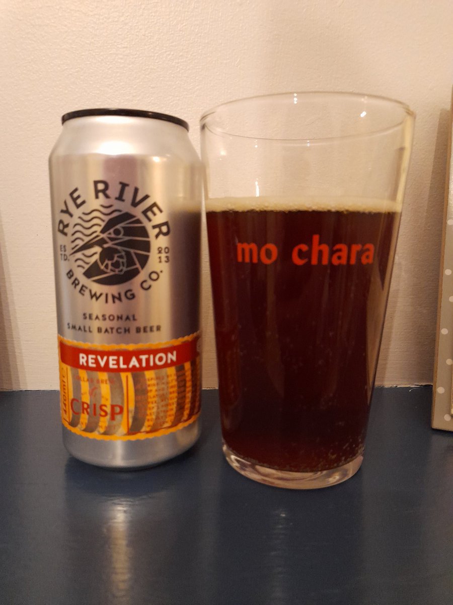 conorohare91's tweet photo. #fridaynightsips with @ryeriverbrewing 

A fantastic beer. Is this available on draught? 😆 

#irishcraftbeer #ryeriver #brownale #beer https://t.co/qcR80M8JEz