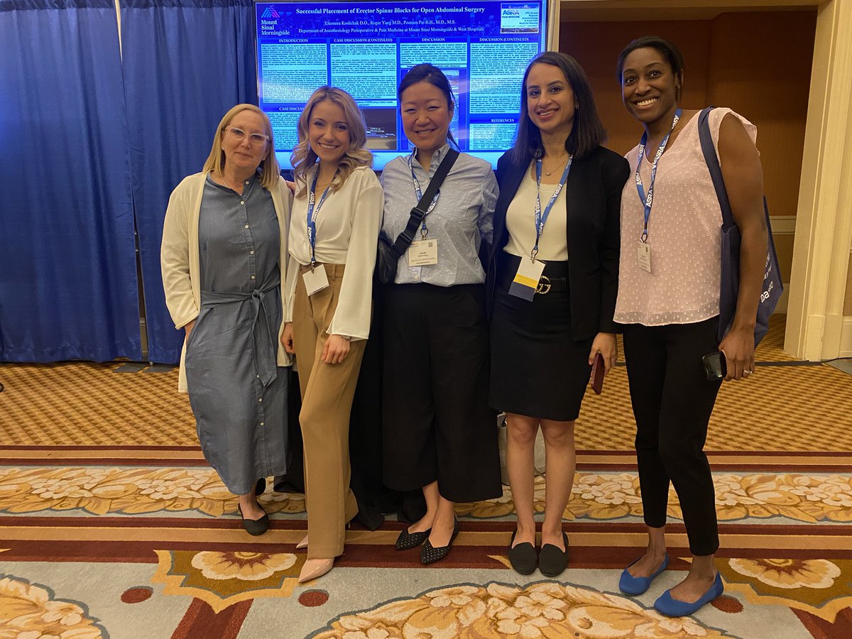 The regional women of Mount Sinai Morningside and West Hospitals in NYC rule! #ASRASPRING22