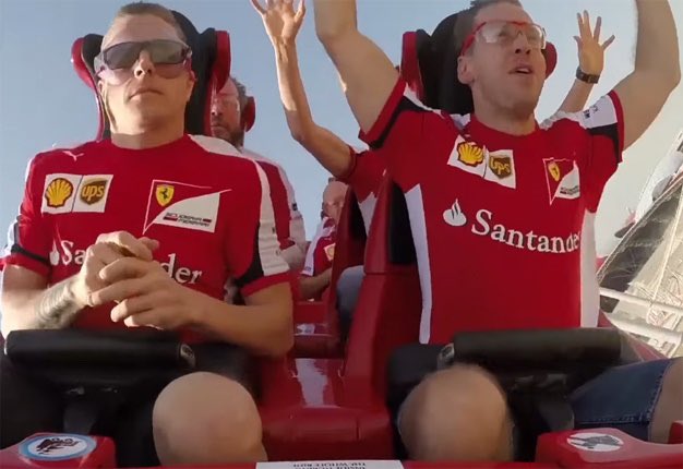 Remember, in life, sometimes you’re a Kimi, sometimes you’re a seb
