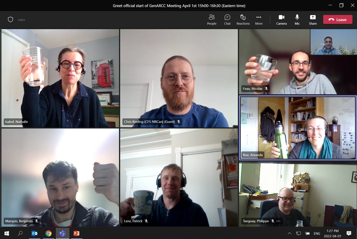 Our #GenARCC forestry team is excited to be working on a new project involving several federal departments!! <a href="/AAFC_Canada/">AAFC Canada</a> <a href="/NRCan/">Natural Resources</a> <a href="/environmentca/">Environment Canada</a> <a href="/NRC_CNRC/">NRC Canada</a> <a href="/nisabel1/">Nathalie Isabel</a> <a href="/docaroe/">Amanda Roe</a> <a href="/PhilippeTangua2/">Philippe Tanguay</a> <a href="/nfeau/">Nicolas Feau</a> #climatechange #trees #insects #pest #modeling #geneticoffset #MachineLearning