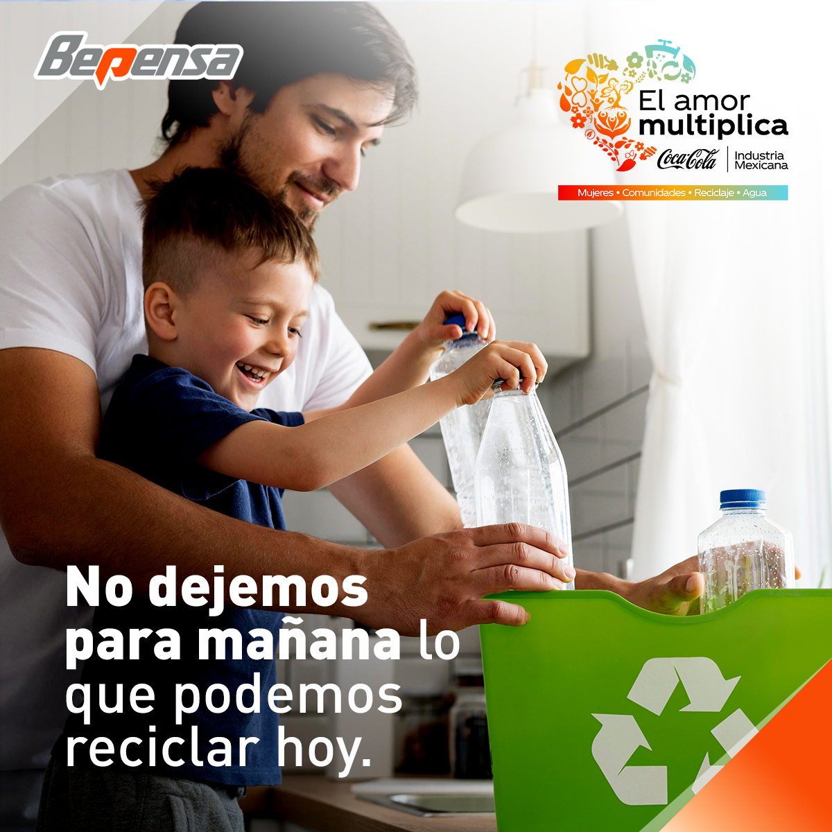 BepensaCorp's tweet photo. En la Península de Yucatán, Bepensa como parte de la @SomosCocaCola, impulsa #ReQPET, nuestro programa permanente de acopio de PET, el cual fomenta una cultura y hábitos de reciclaje así como la correcta disposición de los residuos. #ElAmorMultiplica #MundoSinResiduos https://t.co/UeBKfry1Tn